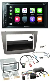 Pioneer Lenkrad USB DVD Bluetooth DAB 2DIN Autoradio für Alfa Romeo Mito silber