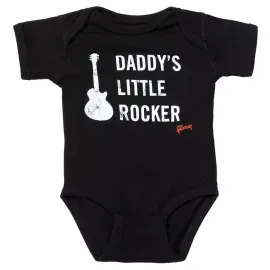 GIBSON Daddy's Little Rocker Les Paul Onesie (Black) 18/24 Monate