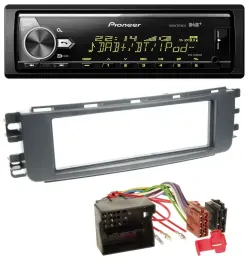Pioneer Bluetooth USB DAB MP3 Autoradio für Smart ForFour (454, 2004-2006)