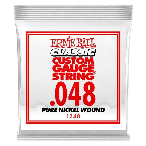 Струна для электрогитары Ernie Ball P01248, никель, калибр 48