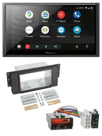 Pioneer USB 2DIN DAB MP3 Bluetooth Autoradio für LandRover Free Lander 2007-2010