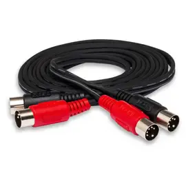 Коммутационный кабель Hosa Technology Dual MIDI Cable, Dual 5-pin DIN to Same, 13.12' #MID-204