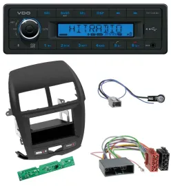 Автомагнитола для Mitsubishi ASX (2010–2014) VDO Bluetooth, USB, AUX, MP3