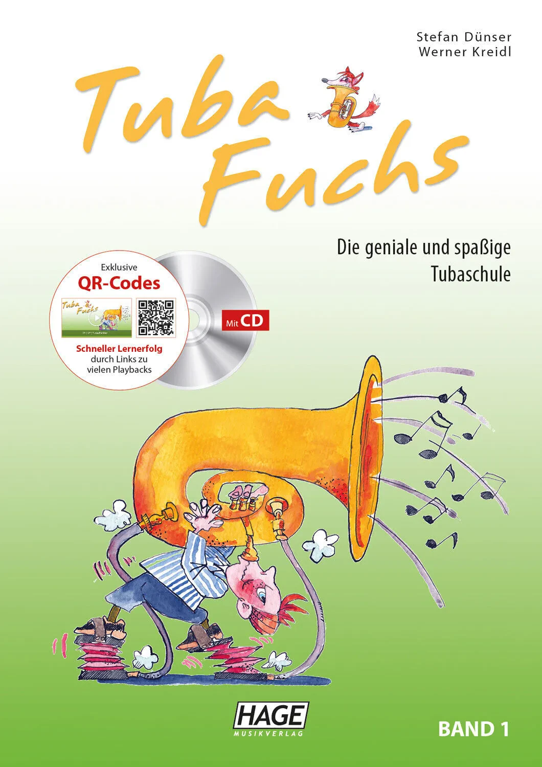 Ноты для тубы HAGE Tuba Fuchs Band 1 с QR-кодами
