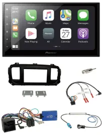 Pioneer Lenkrad Bluetooth DAB 2DIN USB Autoradio für Citroen Spacetourer Jumpy o