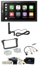 Pioneer USB 2DIN Bluetooth DAB Lenkrad Autoradio für Hyundai i40 VF ab 16 schwar