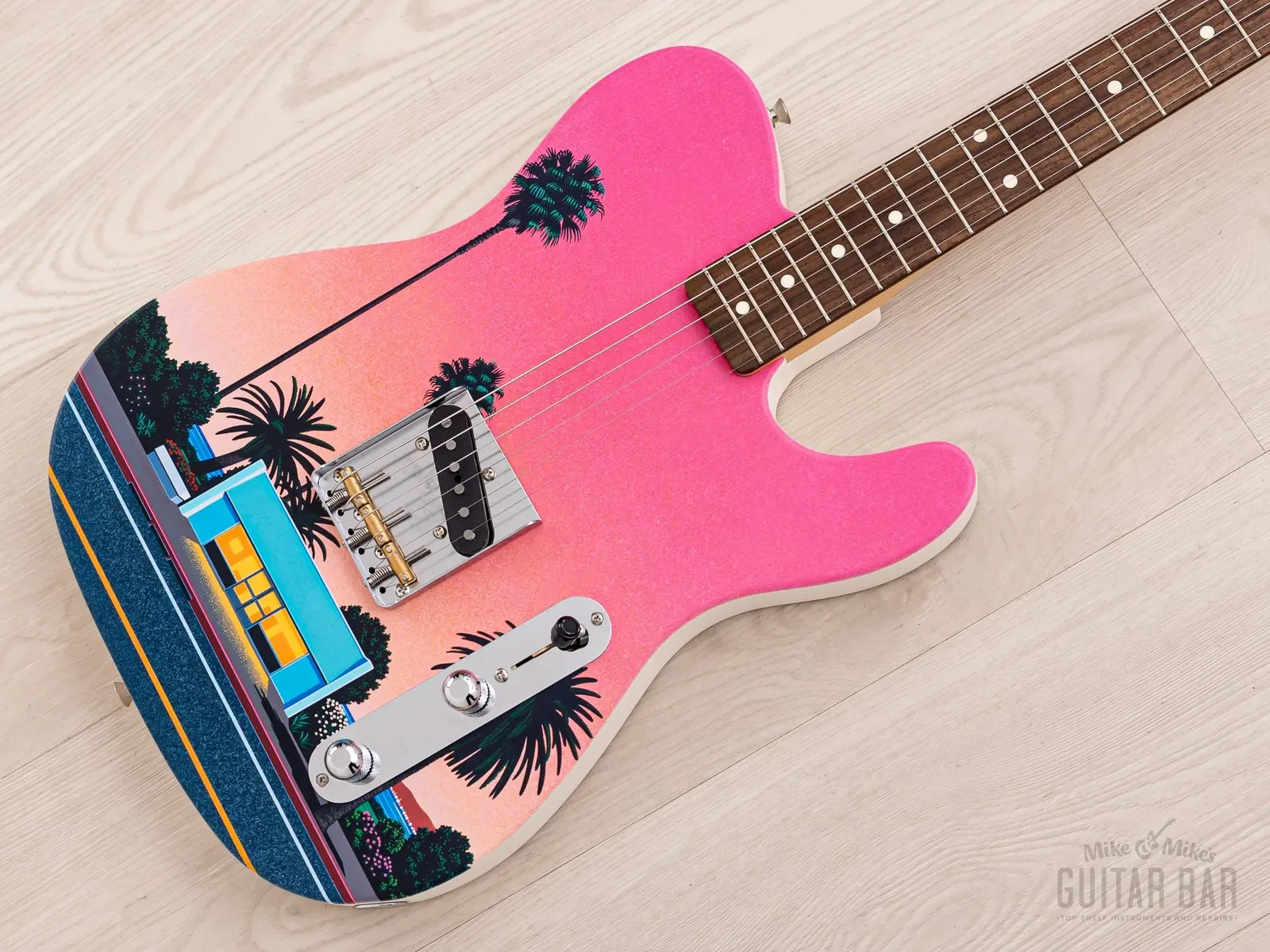 2022 Fender Japan Art Canvas Esquire Hiroshi Nagai No 2, Mint w/ Case, 1 of 30