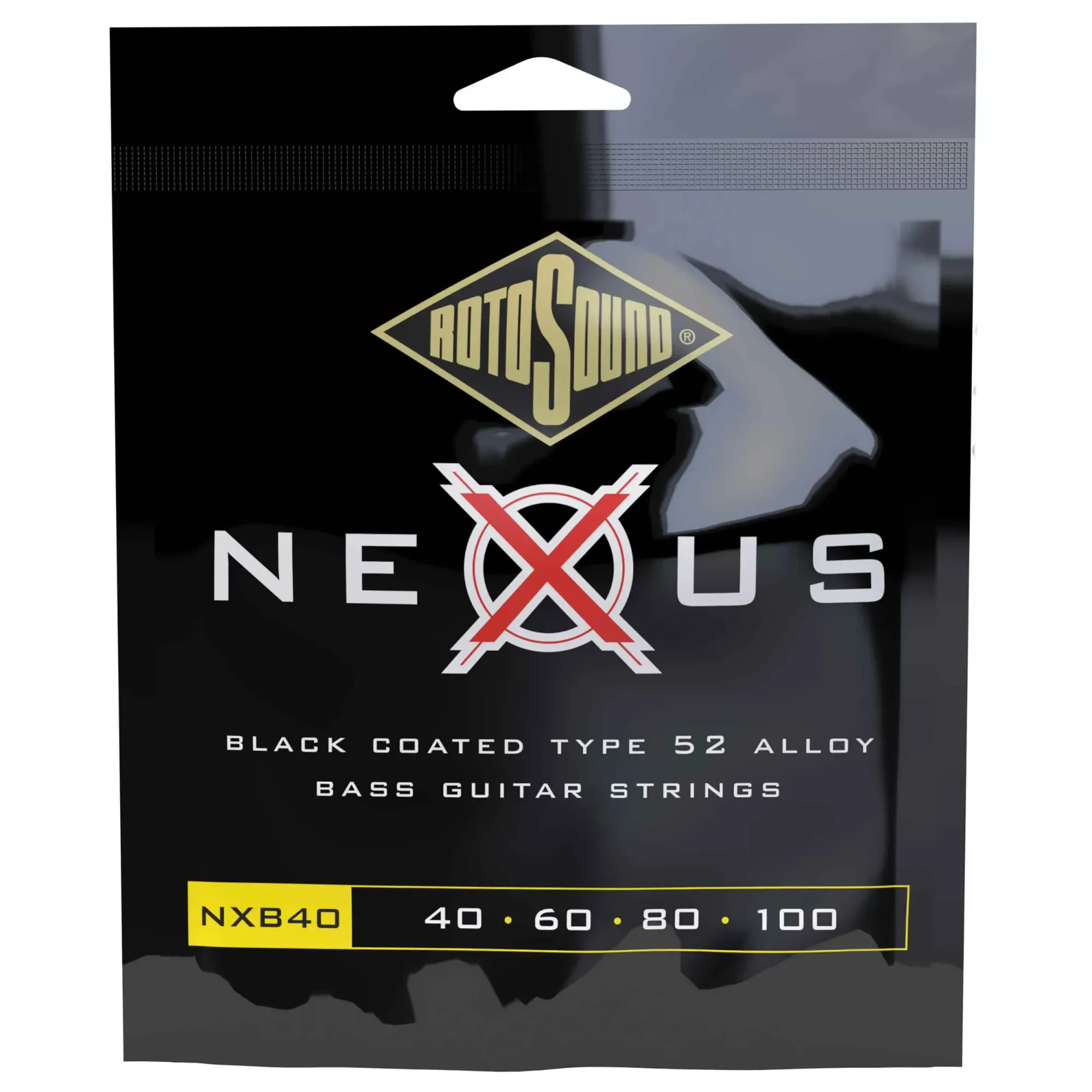 Струны для бас-гитары RotoSound NXB40 Nexus Bass Polymer Coated 40-100