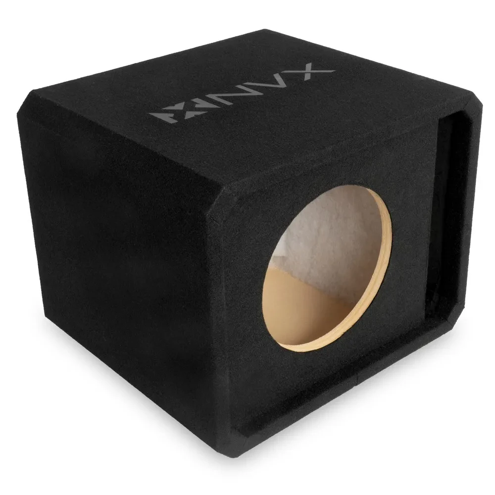 Корпус сабвуфера NVX NE101P 1×10", щелевой порт, MDF 3/4"