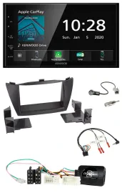 Kenwood Bluetooth Lenkrad DAB USB 2DIN Autoradio für Hyundai ix35 2010-2013 ohne