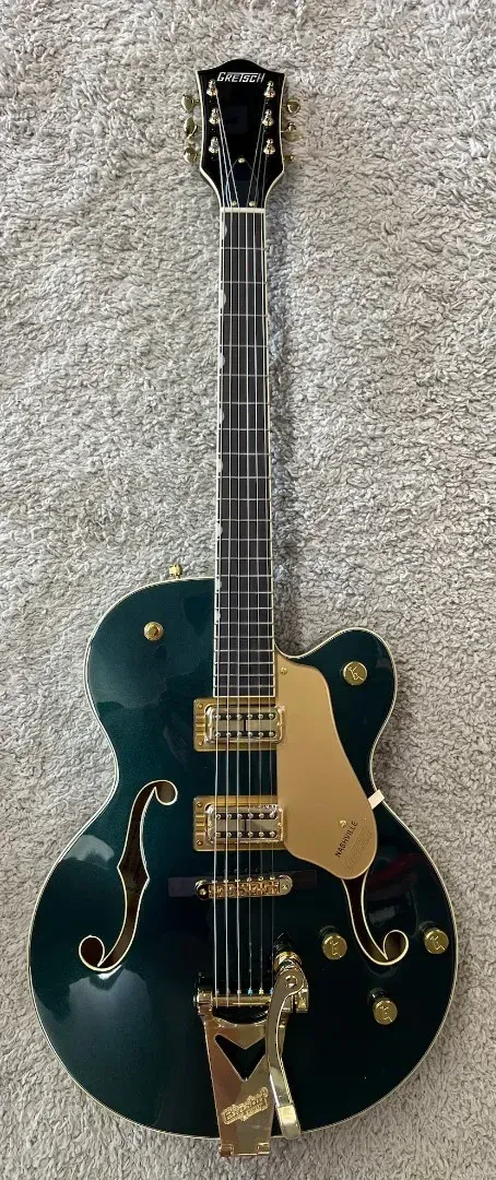 Электрогитара Gretsch Synchromatic Nashville Hollow Body Single-Cut with Bigsby Cadillac Green