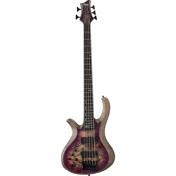 Бас-гитара Schecter Riot-5 Left-Handed Aurora Burst