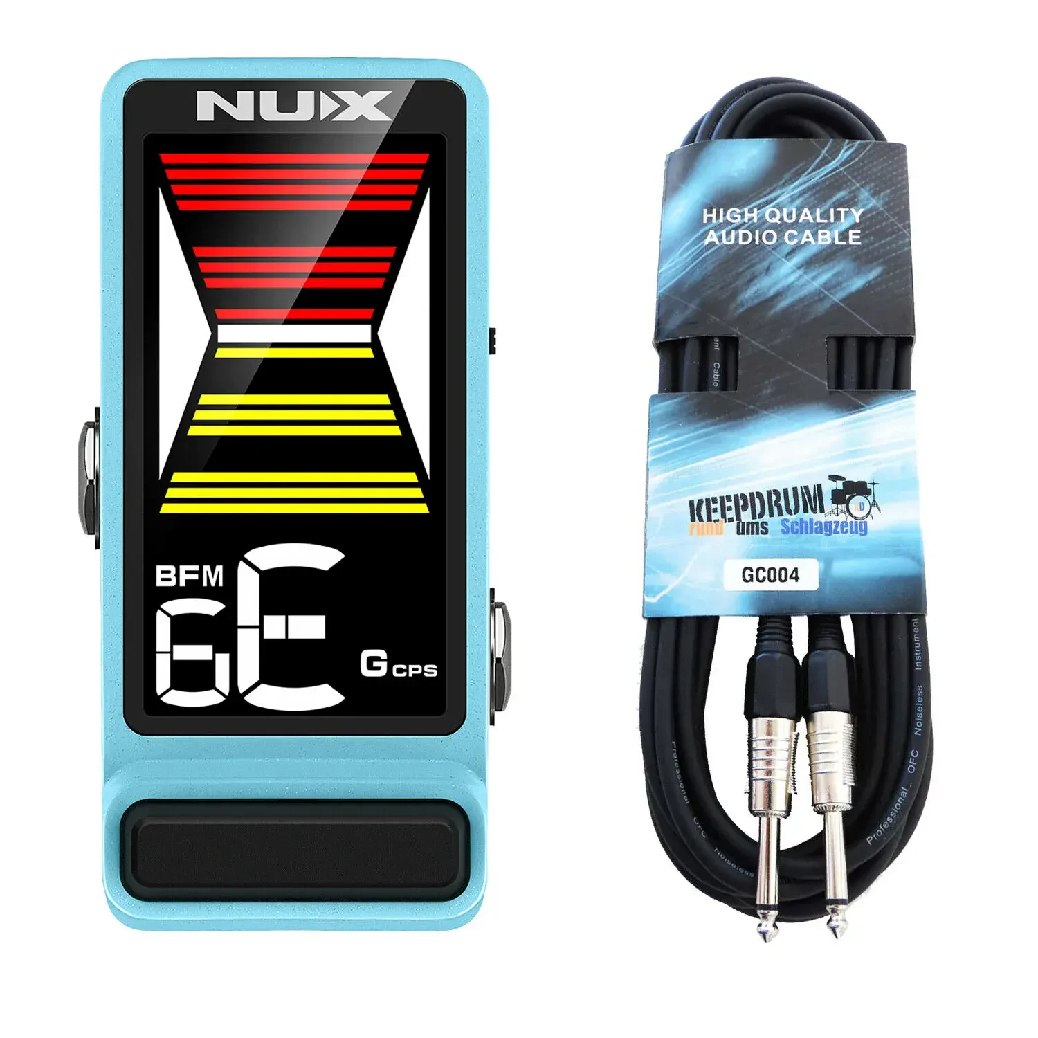 Тюнер педальный Nux NTU-3 MKII Flow Tune Blue