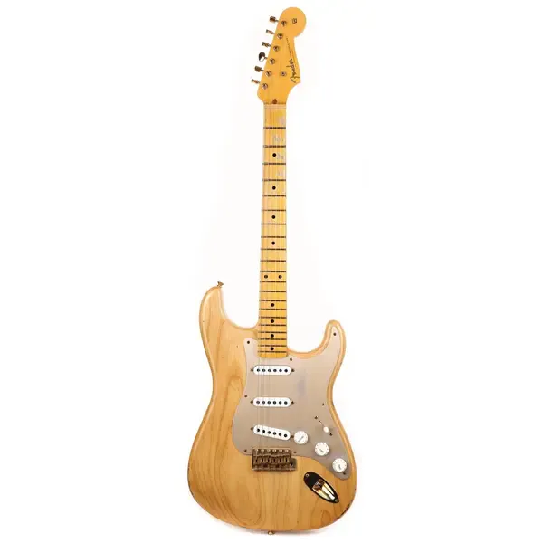 Электрогитара Fender Custom Shop 1955 Stratocaster Relic Aged Natural with Gold Hardware