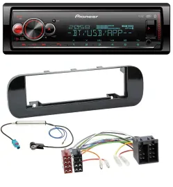 Автомагнитола для Fiat Panda (с 2012) Pioneer Bluetooth USB MP3 DAB глянцевая