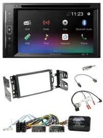 Pioneer Bluetooth Lenkrad USB 2DIN DAB DVD Autoradio für Jeep Grand Cherokee 201