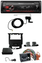 Pioneer 1DIN USB DAB MP3 AUX Autoradio für Chevrolet Cruze ab 2016 Klavierlack/s