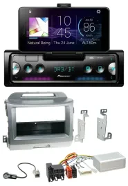Pioneer USB Lenkrad Bluetooth DAB Autoradio für Kia Sportage 3 10-15 Navi silber