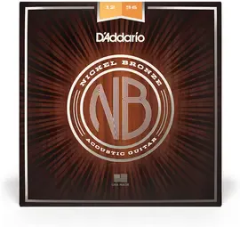 Струны для акустической гитары D'Addario NB1256 Nickel Bronze 12-56