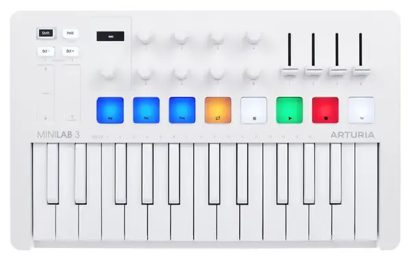 Midi-клавиатура Arturia MiniLAB 3 Alpine White