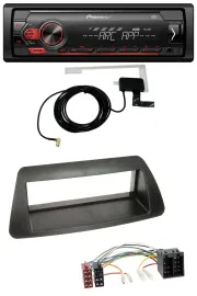 Pioneer 1DIN USB DAB MP3 AUX Autoradio für Fiat Bravo Brava Marea Marea-Weekend