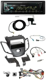 Pioneer MP3 Lenkrad CD USB DAB Autoradio für Ford Fiesta 08-10 ohne Display schw