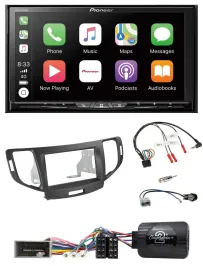 Pioneer 2DIN Lenkrad USB DAB DVD Bluetooth Autoradio für Honda Accord 2008-2015