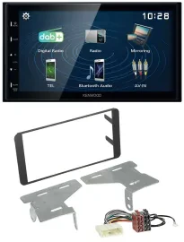 Автомагнитола для Subaru BRZ (с 2012) Kenwood 2DIN, Bluetooth, MP3, USB, DAB