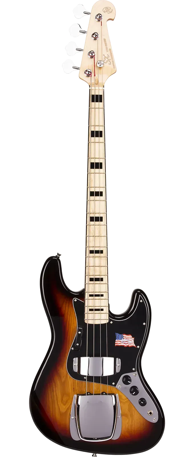 Бас-гитара SX SJB75C/3TS Sunburst