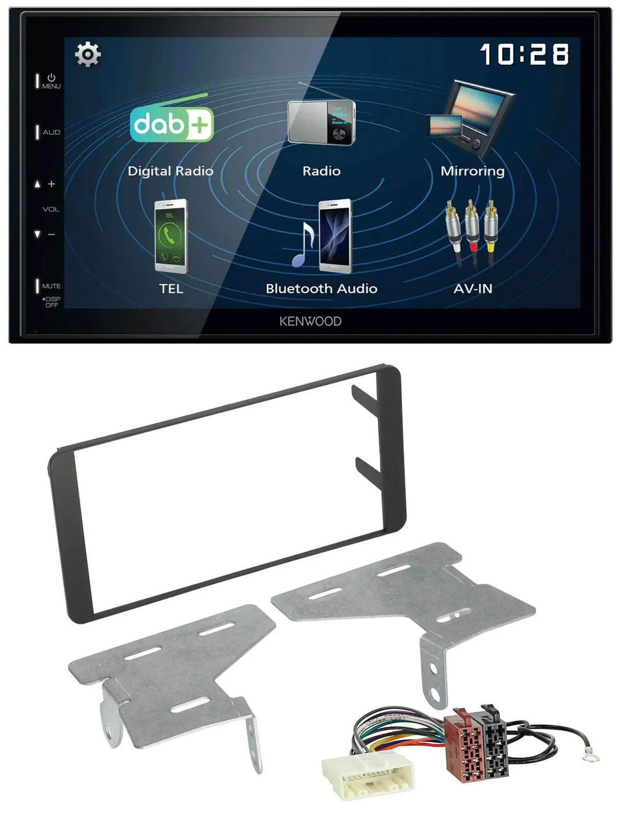 Автомагнитола для Subaru BRZ (с 2012) Kenwood 2DIN, Bluetooth, MP3, USB, DAB