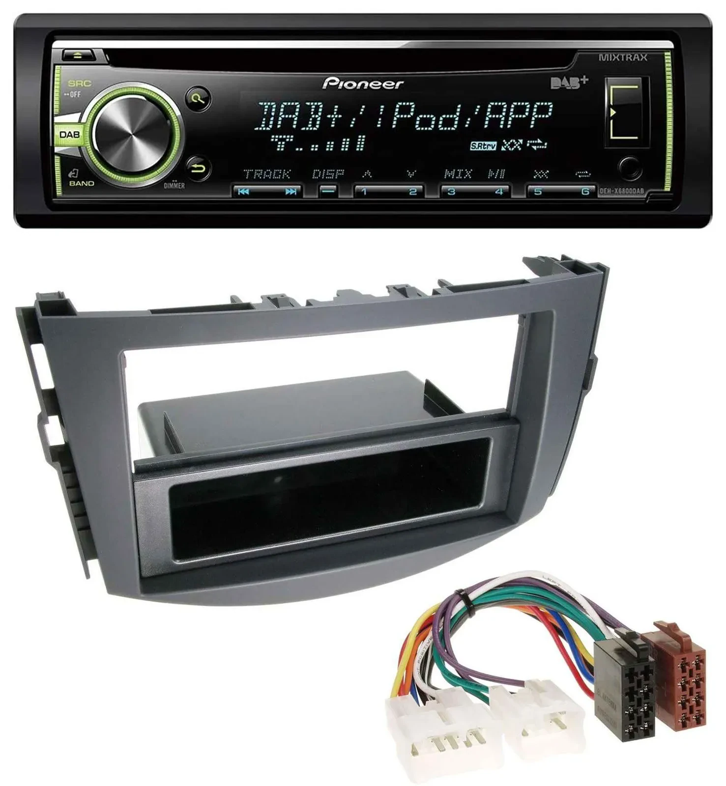 Автомагнитола для Toyota RAV4 (с 2006) Pioneer DAB USB MP3 AUX CD