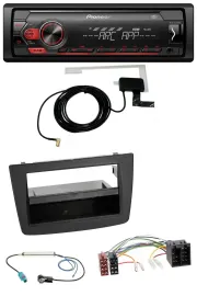 Pioneer 1DIN USB DAB MP3 AUX Autoradio für Alfa Romeo Mito 955 08-14 ISO schwarz