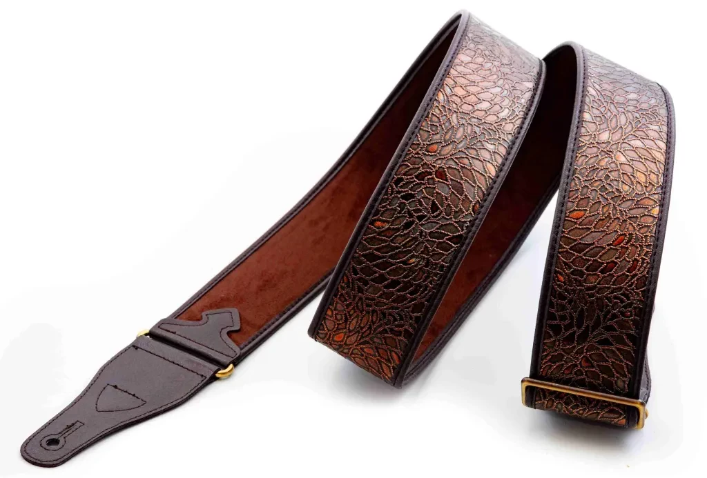 8419612000803 Talisman Alien Brown Ремень для гитары, текстиль/синтетика, коричневый, RightOn Straps