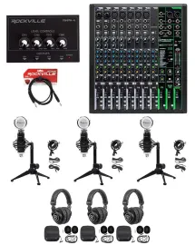 Комплект для подкастов Mackie ProFX12v3+(3) RCM03 BROAD 3