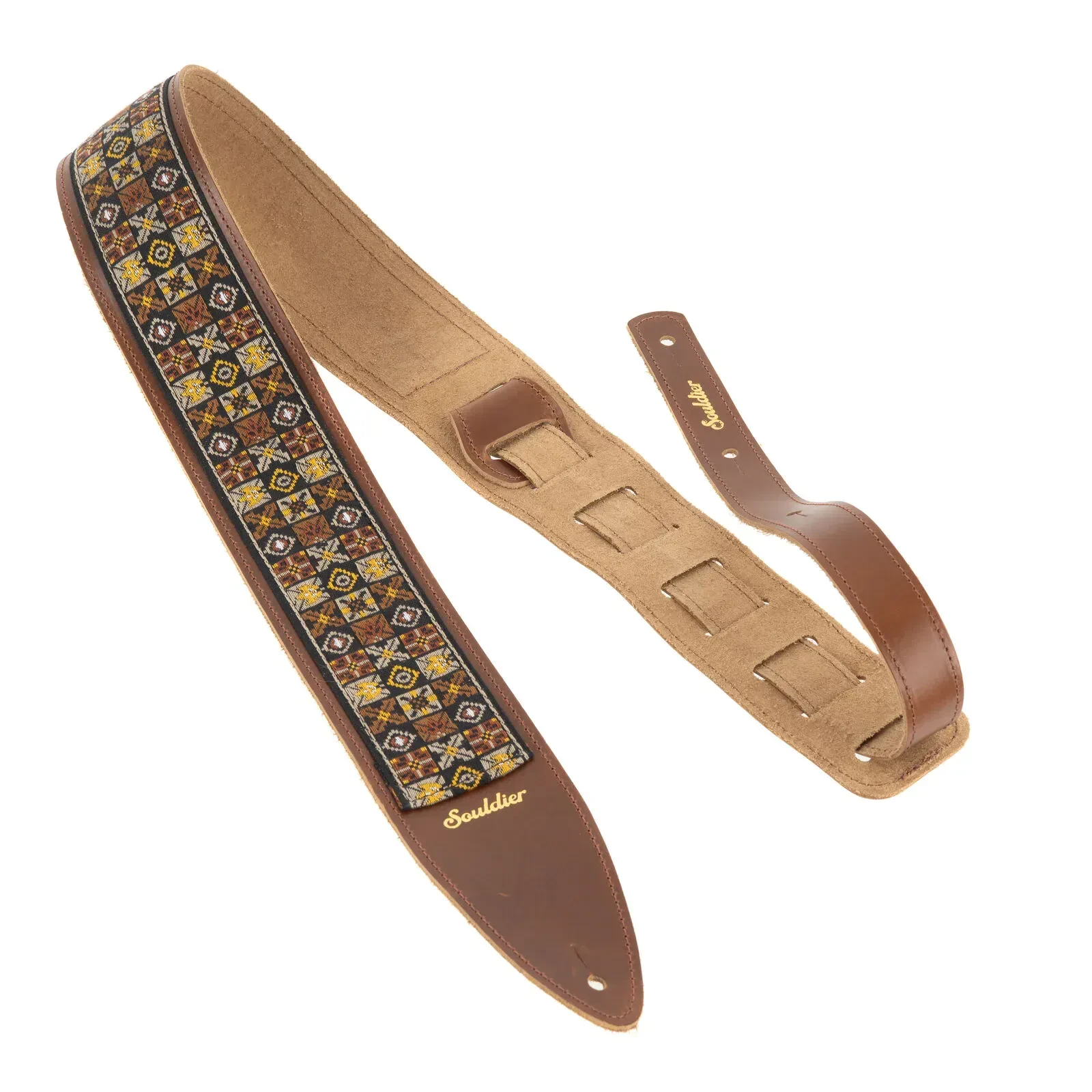 Ремень для гитары Souldier TGS0296CB01CB Torpedo Woodstock Gold
