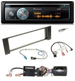 Pioneer Lenkrad DAB USB CD Bluetooth Autoradio für Audi A4 00-04 B6 Quadlock Fak