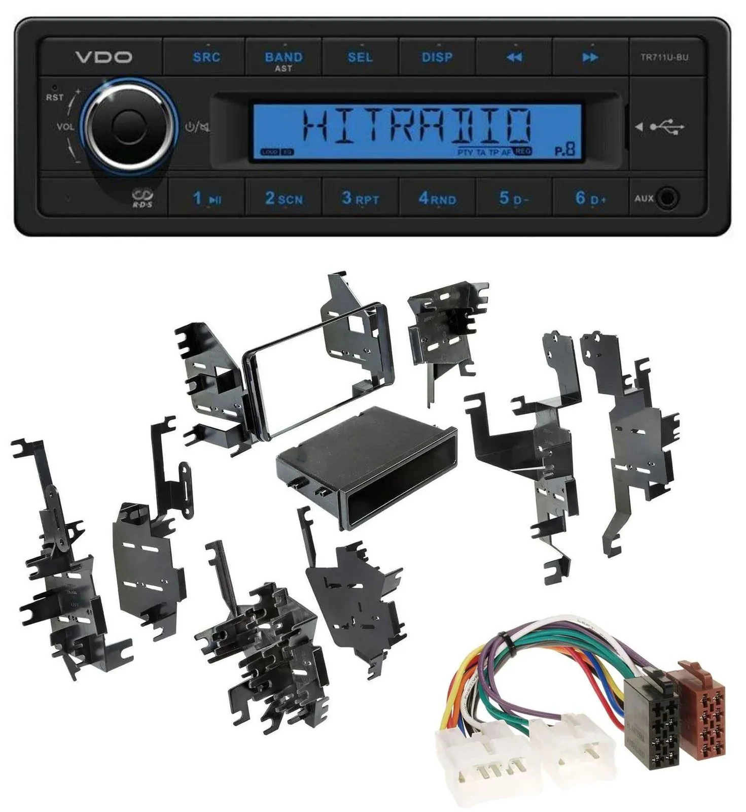 VDO AUX 1DIN MP3 USB Autoradio für Toyota Tundra / Celica / FJ