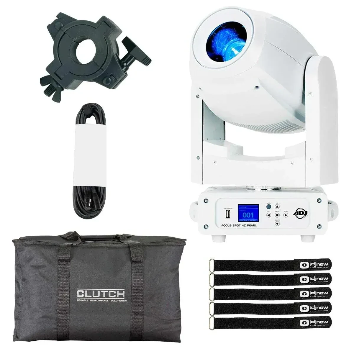 Прибор с полным движением American DJ Focus Spot 4Z Pearl с аксессуарами