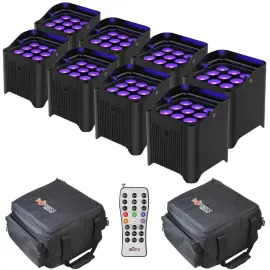 Светодиодный прибор Chauvet DJ Freedom Par H9 IP с чехлом (8 штук)