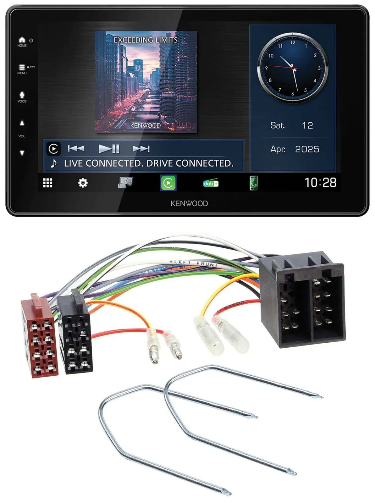 Kenwood MP3 Bluetooth USB DAB Autoradio für Audi 80 86-96 90 84-91 100 82-94 200