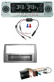 Dietz DAB USB MP3 Bluetooth Autoradio für Peugeot 308 07-09 dunkelsilber