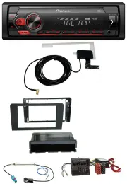 Pioneer 1DIN USB DAB MP3 AUX Autoradio für Audi A3 8P 06-12 Symphony Aktivsystem