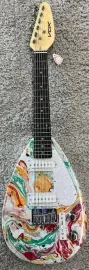 VOX MK3 Mini Mark III Short Scale Electric Guitar in Marble Finish with Gig Bag