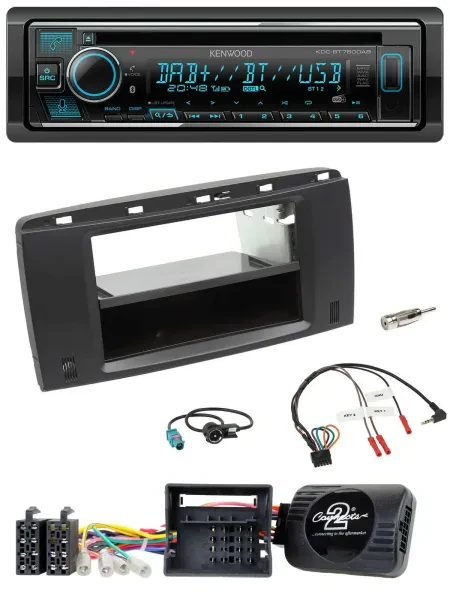 Kenwood Lenkrad Bluetooth DAB USB CD Autoradio für Mercedes R-Klasse W251 2006-2
