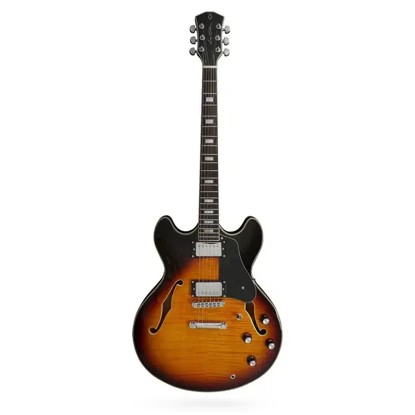 Полуакустическая электрогитара Sire Larry Carlton H7 Semi-Hollow Vintage Sunburst