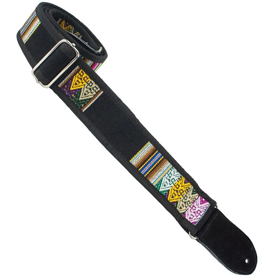 Ремень для гитары Henry Heller HPSE-04 Matador Jr Series Inca Patterned Black