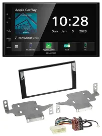 Kenwood Bluetooth MP3 DAB USB 2DIN Autoradio für Nissan Juke (ab 2014)