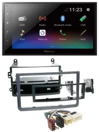 Автомагнитола для Nissan 350Z Pioneer 2-DIN USB Bluetooth DAB MP3