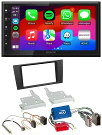 Kenwood MP3 USB DAB 2DIN Bluetooth Autoradio für Audi A4 99-01 B5 Symphony Aktiv
