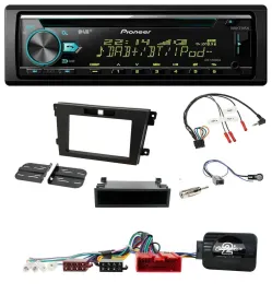 Автомагнитола Pioneer DAB, CD, USB, Bluetooth для Mazda CX-7 (2008–2010), поддержка управления на руле